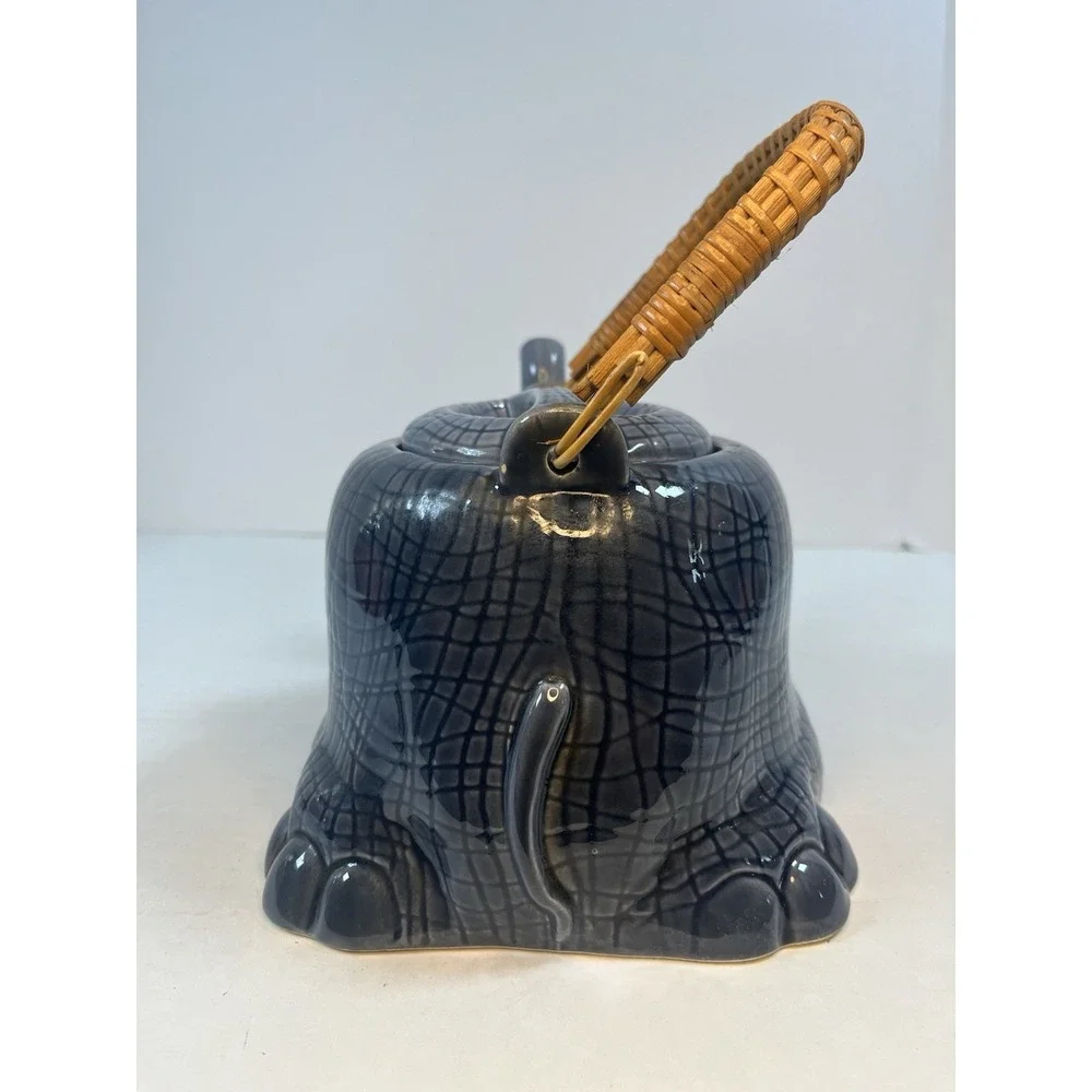 Vintage 1979 Barbi Jo Stim Elephant Tea Pot Coffee Vandor Imports Collectible‎